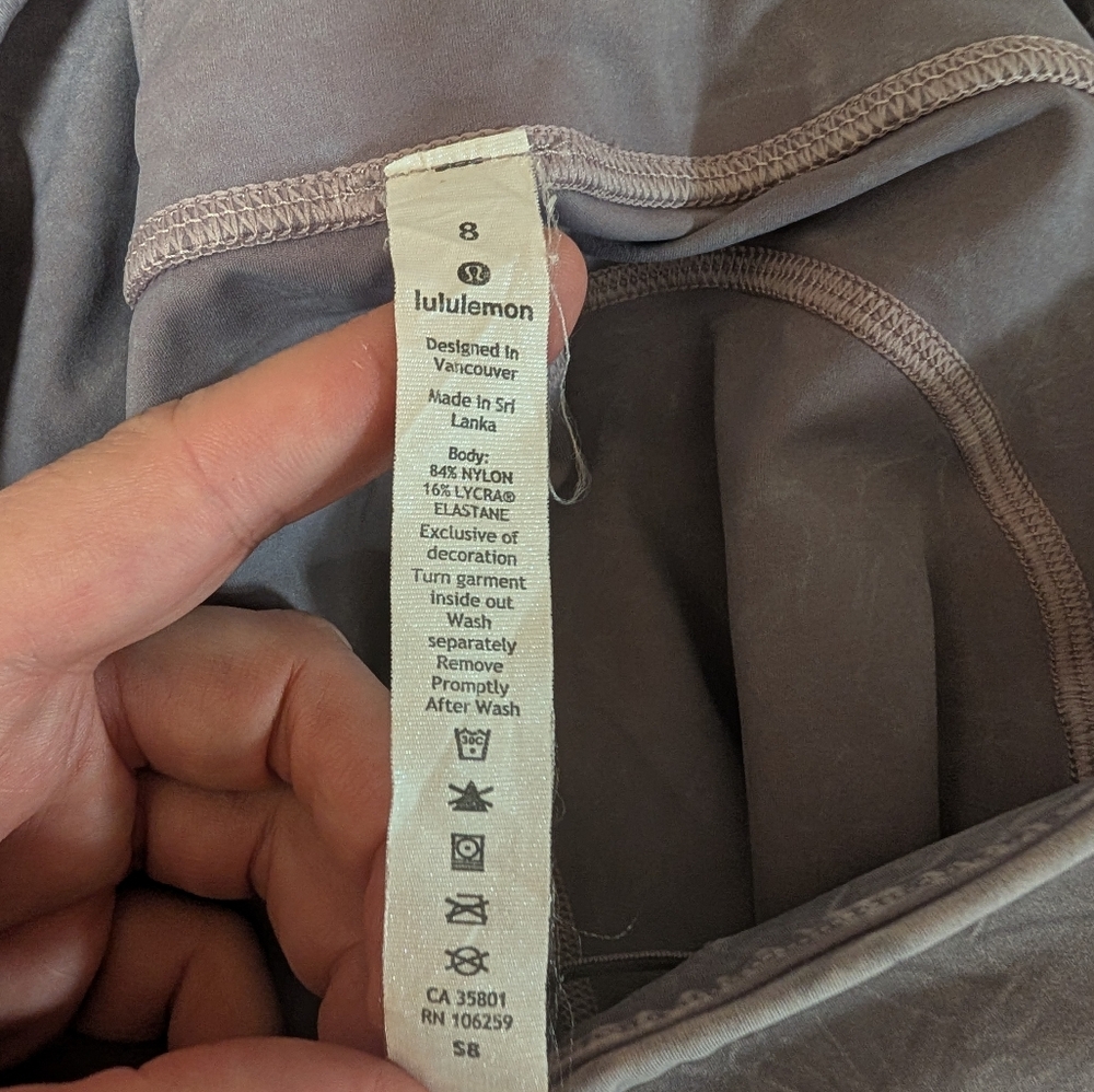 Lululemon Wunder Under High-Rise Leggings Size 8 Purple - Picture 5 of 8
